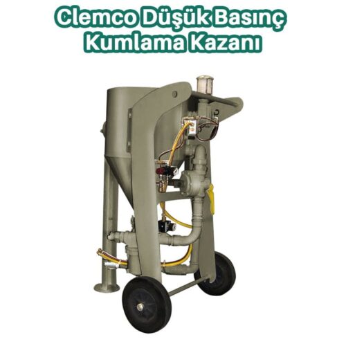 Clemco 60 Litre Düşük Basınç Kumlama Kazanı